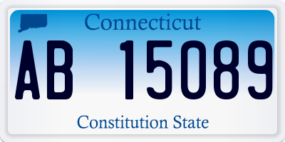 CT license plate AB15089