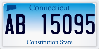 CT license plate AB15095