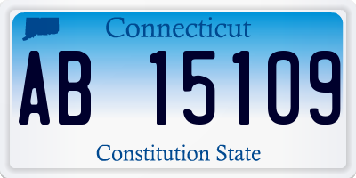 CT license plate AB15109