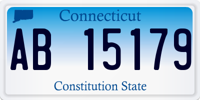 CT license plate AB15179