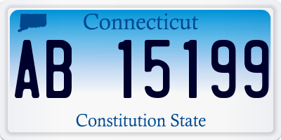 CT license plate AB15199