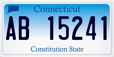 CT license plate AB15241