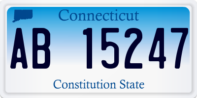 CT license plate AB15247