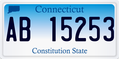 CT license plate AB15253