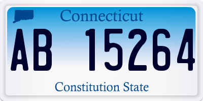 CT license plate AB15264