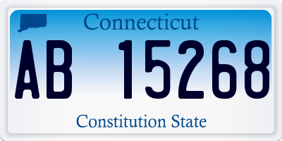 CT license plate AB15268