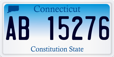 CT license plate AB15276