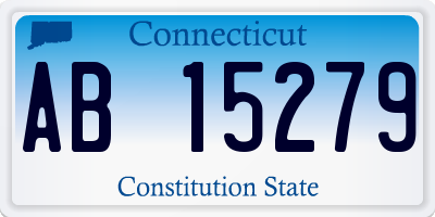 CT license plate AB15279