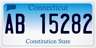 CT license plate AB15282