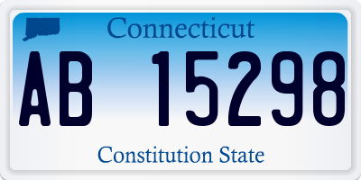 CT license plate AB15298