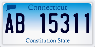 CT license plate AB15311