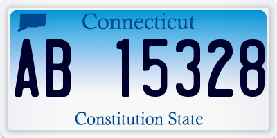 CT license plate AB15328