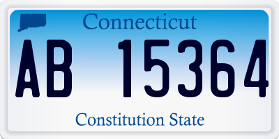 CT license plate AB15364