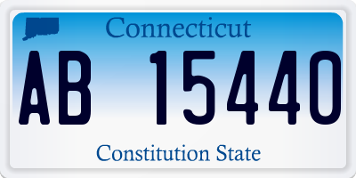 CT license plate AB15440