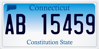 CT license plate AB15459