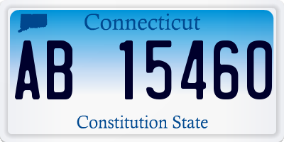 CT license plate AB15460