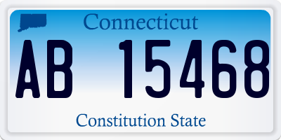 CT license plate AB15468