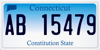 CT license plate AB15479