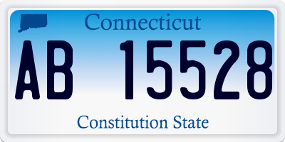 CT license plate AB15528