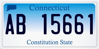 CT license plate AB15661