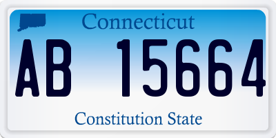 CT license plate AB15664