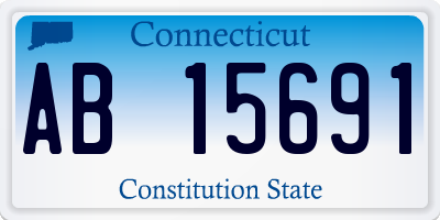 CT license plate AB15691