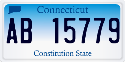 CT license plate AB15779