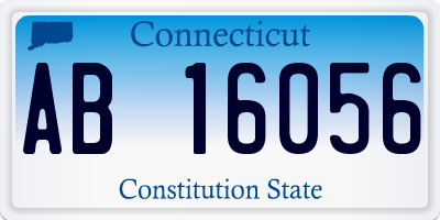 CT license plate AB16056