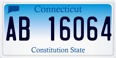 CT license plate AB16064