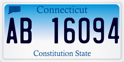 CT license plate AB16094