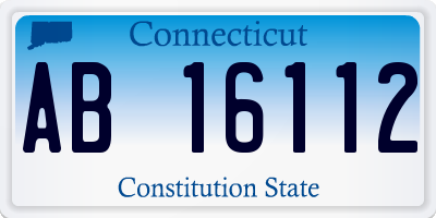 CT license plate AB16112