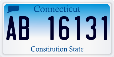 CT license plate AB16131