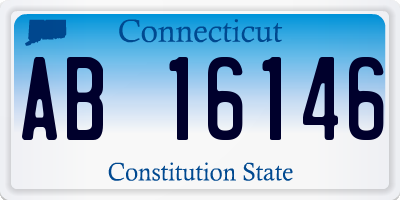 CT license plate AB16146