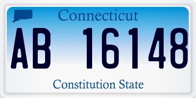 CT license plate AB16148