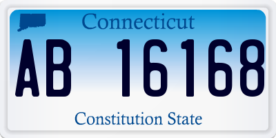 CT license plate AB16168