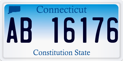 CT license plate AB16176