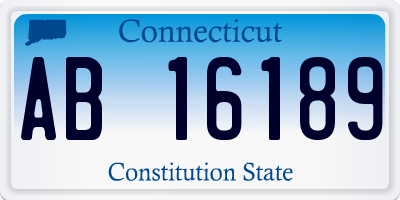 CT license plate AB16189