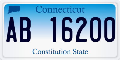 CT license plate AB16200