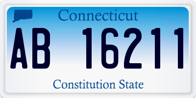 CT license plate AB16211