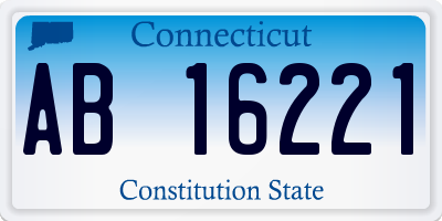 CT license plate AB16221