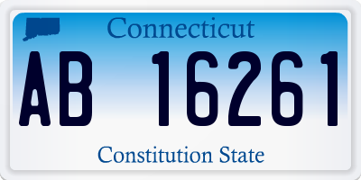CT license plate AB16261