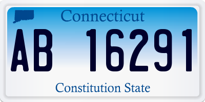 CT license plate AB16291