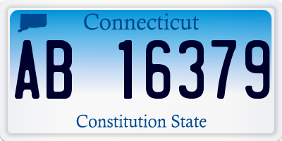 CT license plate AB16379
