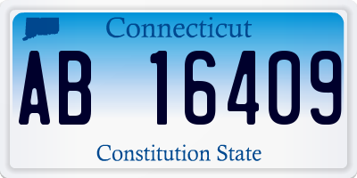 CT license plate AB16409