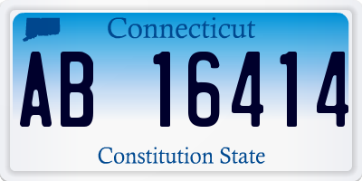 CT license plate AB16414