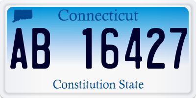 CT license plate AB16427