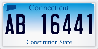 CT license plate AB16441