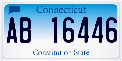 CT license plate AB16446