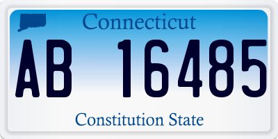 CT license plate AB16485