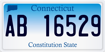 CT license plate AB16529